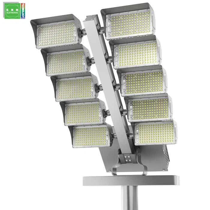 „LL06 Ultra Bright 500W - 3000W“ LED prožektoriai, skirti aukšto stiebo šviesai